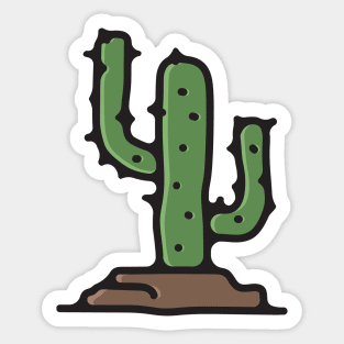 Cactus Icon Sticker